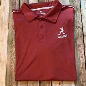 🆕 Alabama Crimson Tide Polo. Size XL. 100% Polyester. New with Tags 🏷